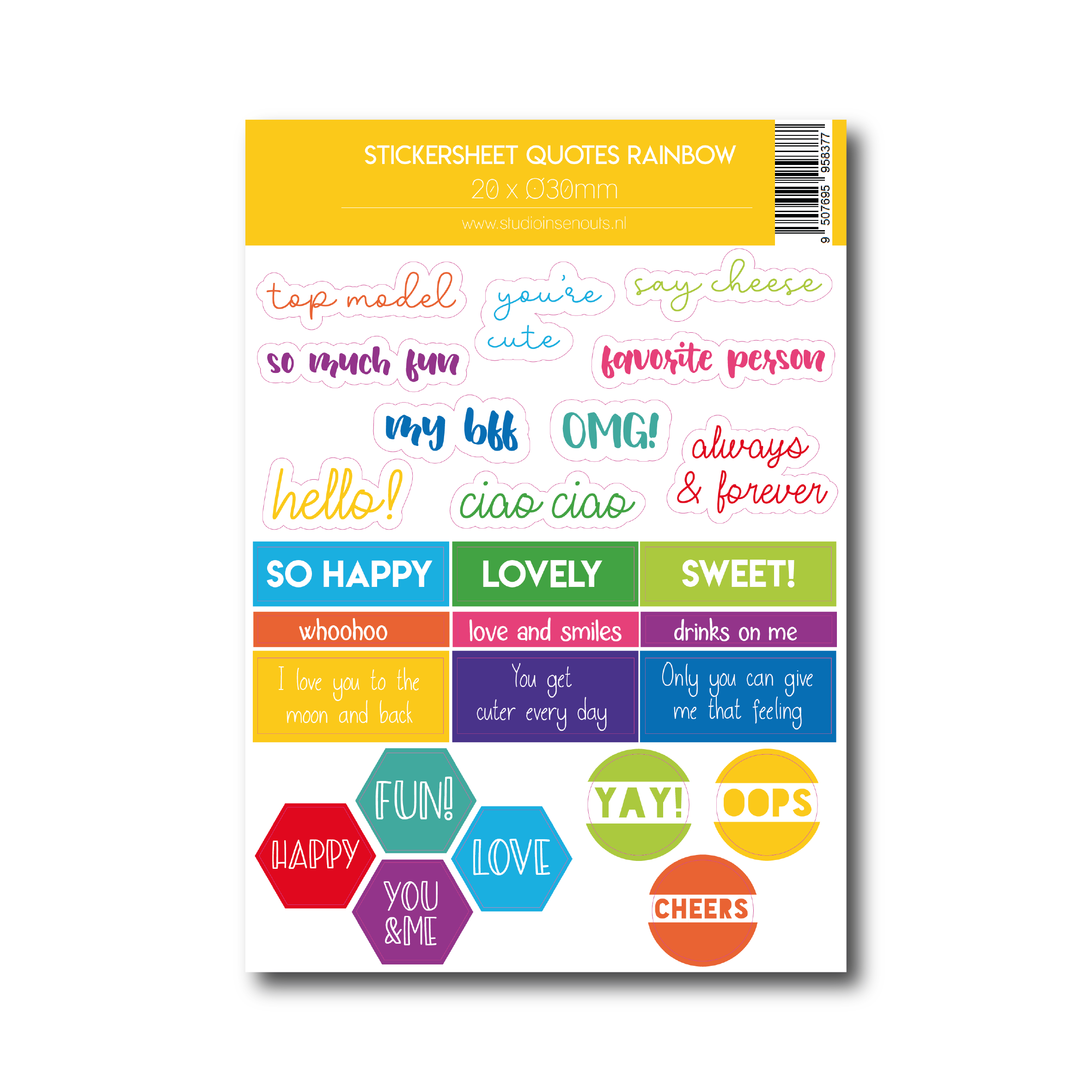 Inspirational Stickers  Printable Sticker Sheet