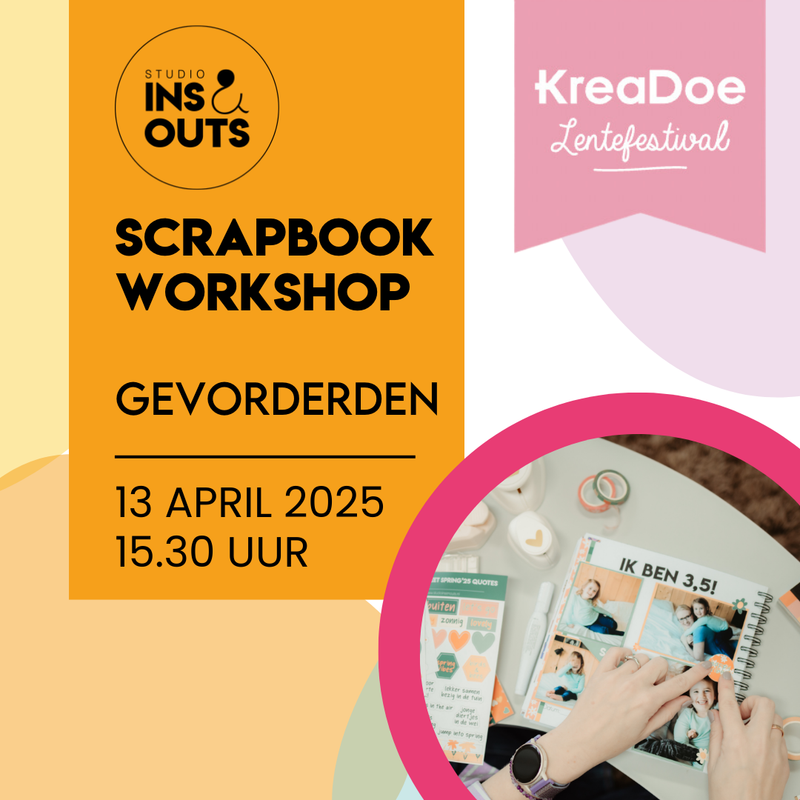 Workshop KreaDoe Lentefestival - GEVORDERDEN - zondag 15.30