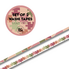 Set van 2 washi tapes | Cozy'24