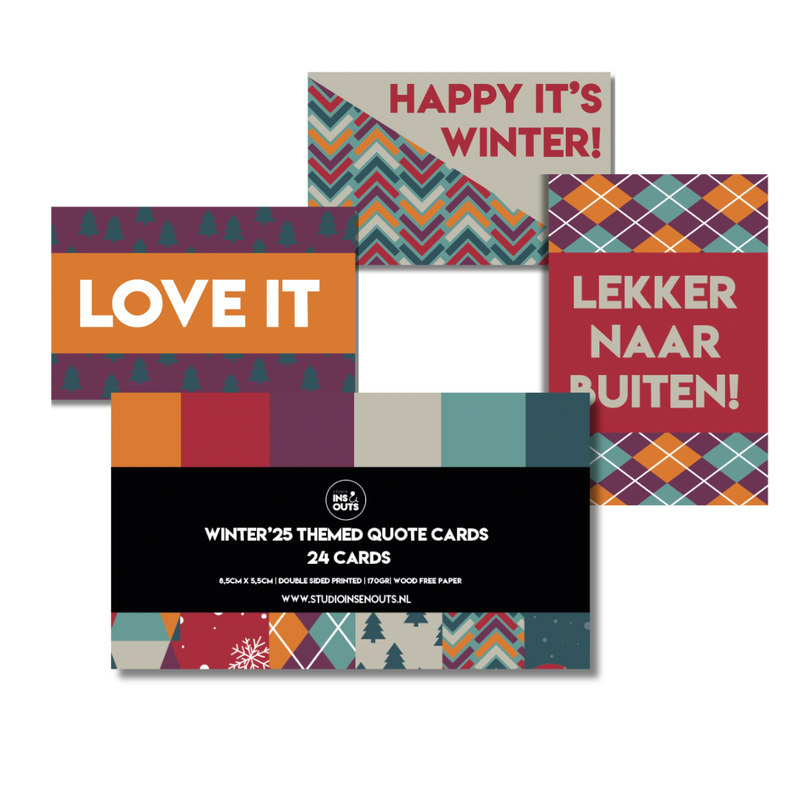 Quotekaartjes | Winter 2025