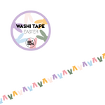 Set van stickervel en washi tape | Pasen'24