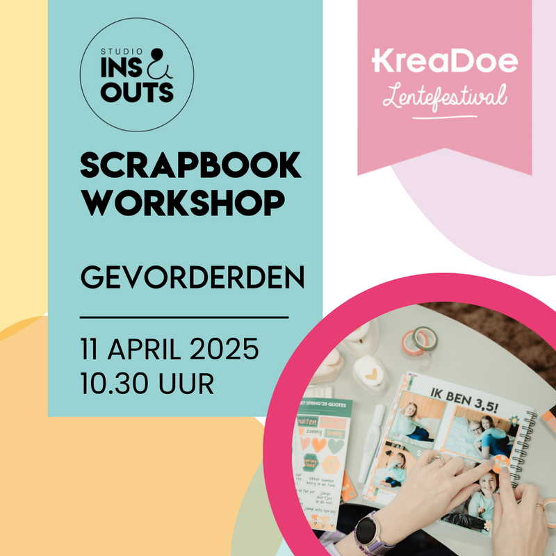 Workshop KreaDoe Lentefestival - GEVORDERDEN - vrijdag 10.30