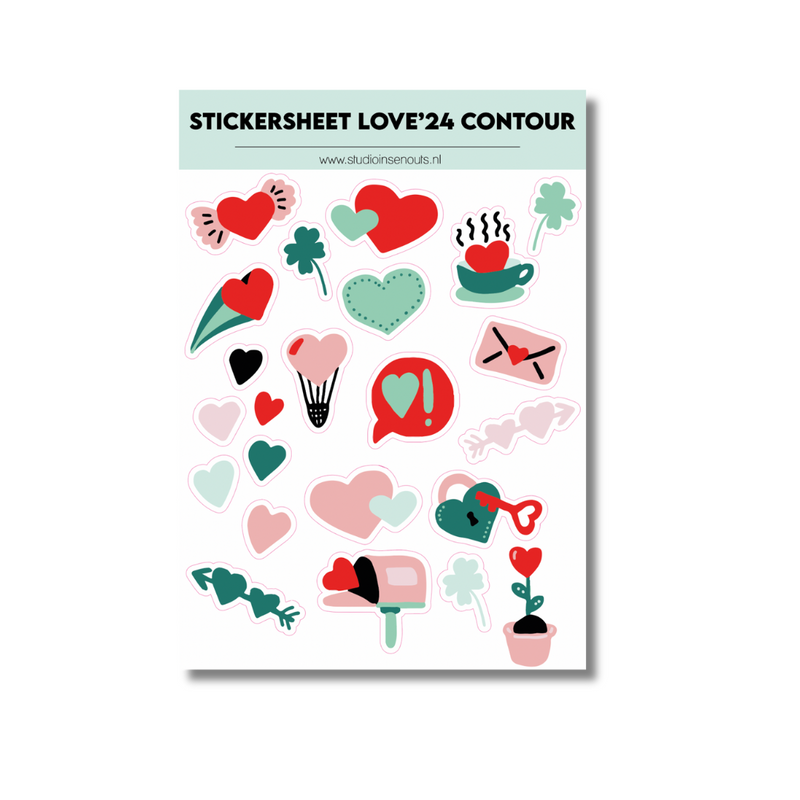 Stickervel Contour | Love'24