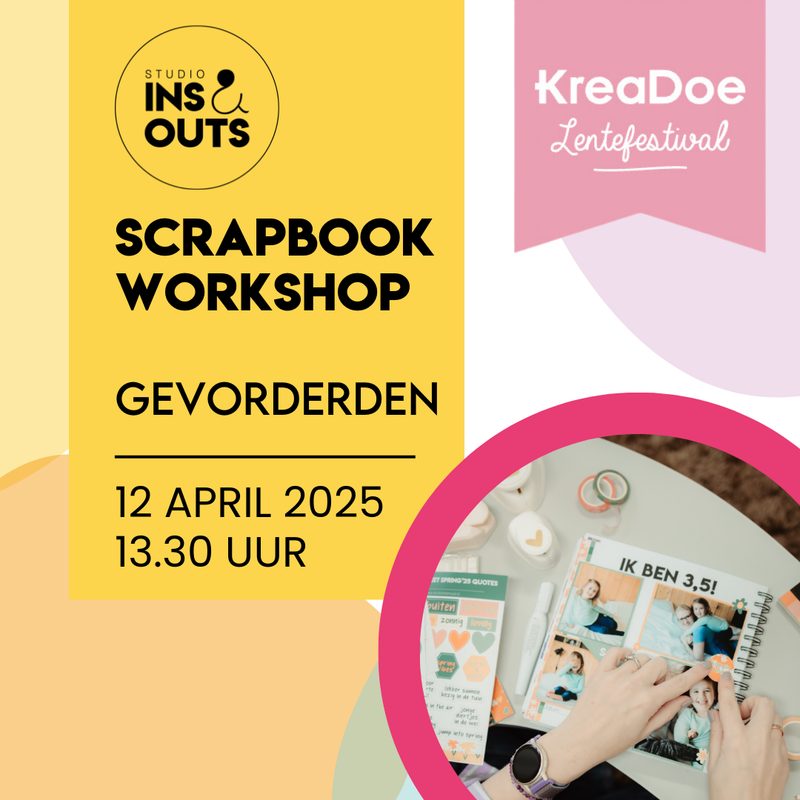 Workshop KreaDoe Lentefestival - GEVORDERDEN - zaterdag 13.30