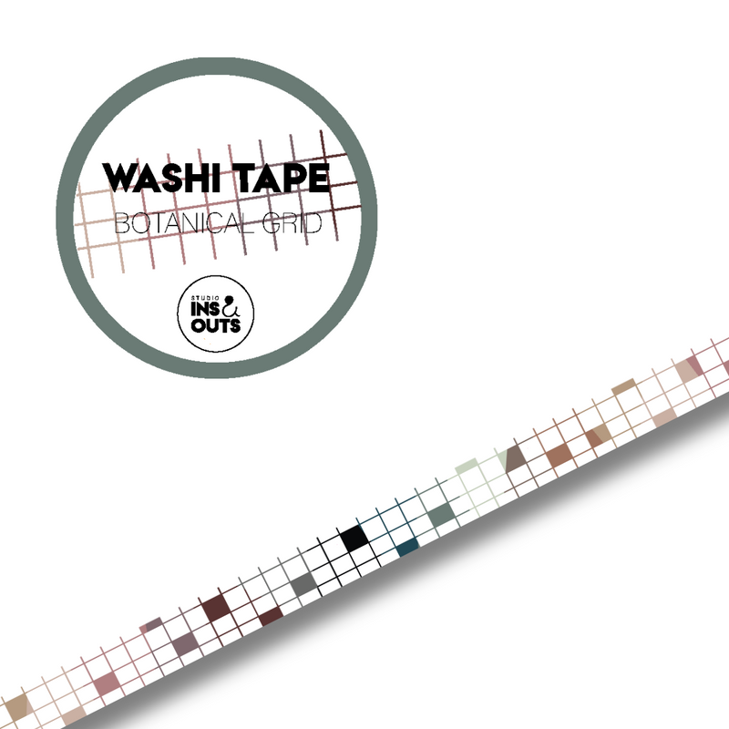 Brede washi tape | Botanical 2.0