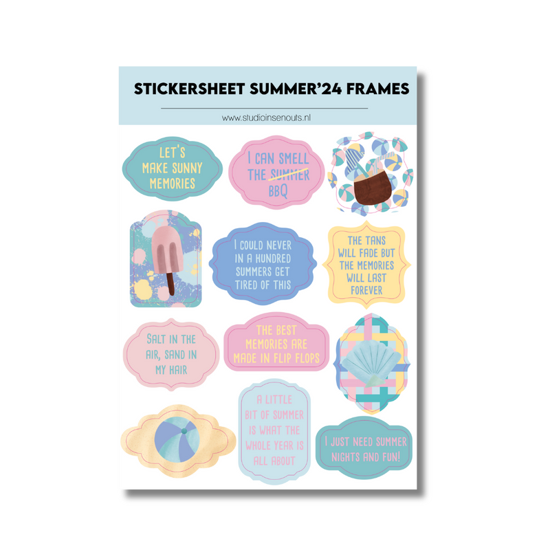 Stickervel Frames | Summer 2024