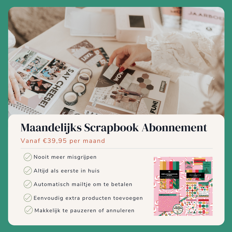 Monthly Scrapbook Subscription