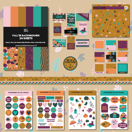 Set van 2 washi tapes | Fall'25
