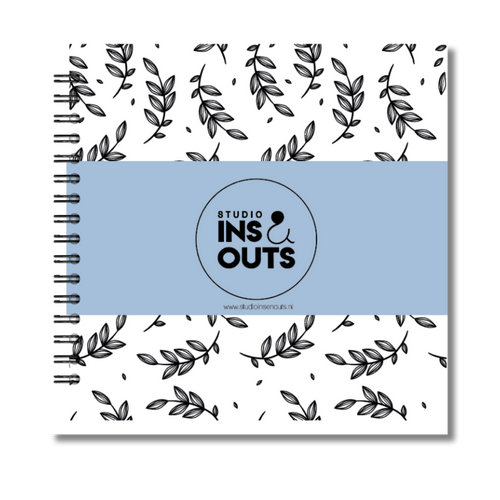 Foto plakboek zwangerschap | Ik ben zwanger | Botanical Blauw