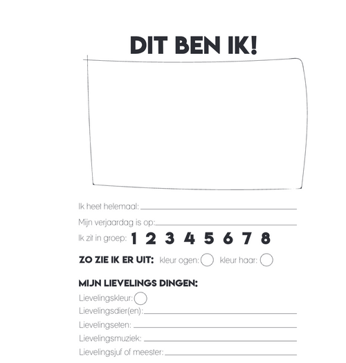 Vriendenboekje | Invulboekje Vrienden | Groen