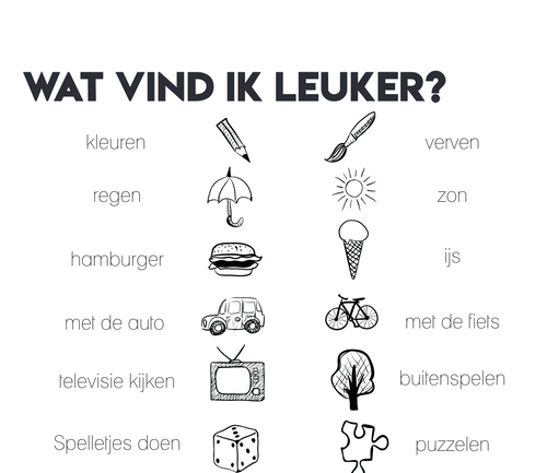 Vriendenboekje | Invulboekje Vrienden | Zwart