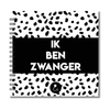 Invulboek Tweeling Zwangerschap | Ik ben zwanger | Dots Zwart