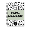 Invulboek Papa, Mama & Ik | Herinneringenboek Vader, Moeder & Kind | Dots Groen