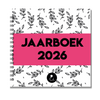 Jaarboek 2026 | Invulboek 2026 | Fotoboek Jaarboek | Botanical Roze