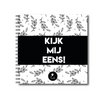 Invulboek Dreumes & Peuter | 1 tot 4 Jaar | Kijk Mij Eens! | Botanical Zwart