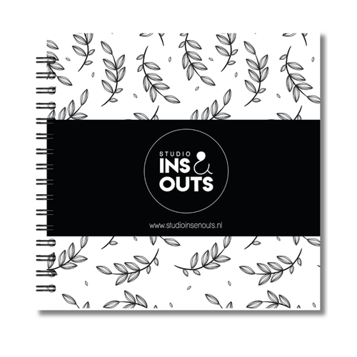 Jaarboek 2026 | Invulboek 2026 | Fotoboek Jaarboek | Botanical Zwart