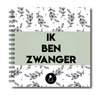 Foto plakboek zwangerschap | Ik ben zwanger | Botanical Groen