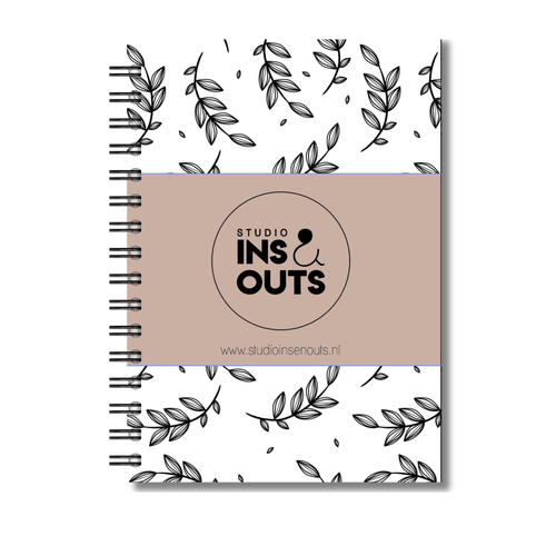 Plakboek A5 Op Maat | Fotoboek Eigen Tekst | Gepersonaliseerd Scrapbook | A5 - 14,9x21cm | Botanical Sand