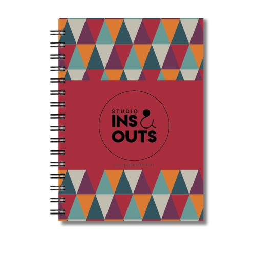 Plakboek A5 Op Maat | Fotoboek Eigen Tekst | Gepersonaliseerd Scrapbook | A5 - 14,9x21cm | Driehoekjes