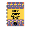 Plakboek A5 Op Maat | Fotoboek Eigen Tekst | Gepersonaliseerd Scrapbook | A5 - 14,9x21cm | Hartjes