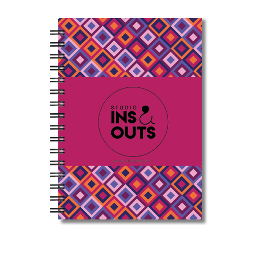 Plakboek A5 Op Maat | Fotoboek Eigen Tekst | Gepersonaliseerd Scrapbook | A5 - 14,9x21cm | Ruitjes