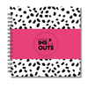 Plakboek Op Maat | Fotoboek Eigen Tekst | Gepersonaliseerd Scrapbook | Vierkant 21x21cm | Dots Roze