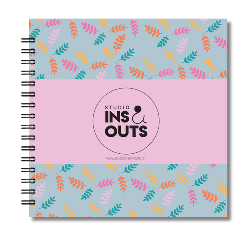 Plakboek Op Maat | Fotoboek Eigen Tekst | Gepersonaliseerd Scrapbook | Vierkant 21x21cm | Takjes