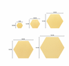 Set of 5 figure punches | Hexagons