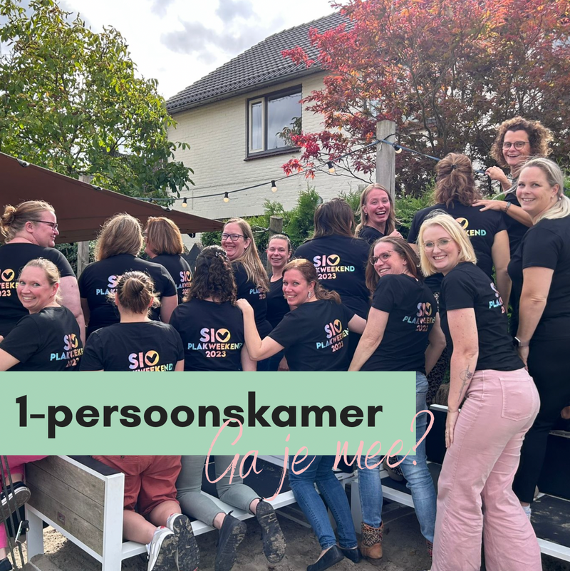 Plakweekend 2024 | 1-persoonskamer