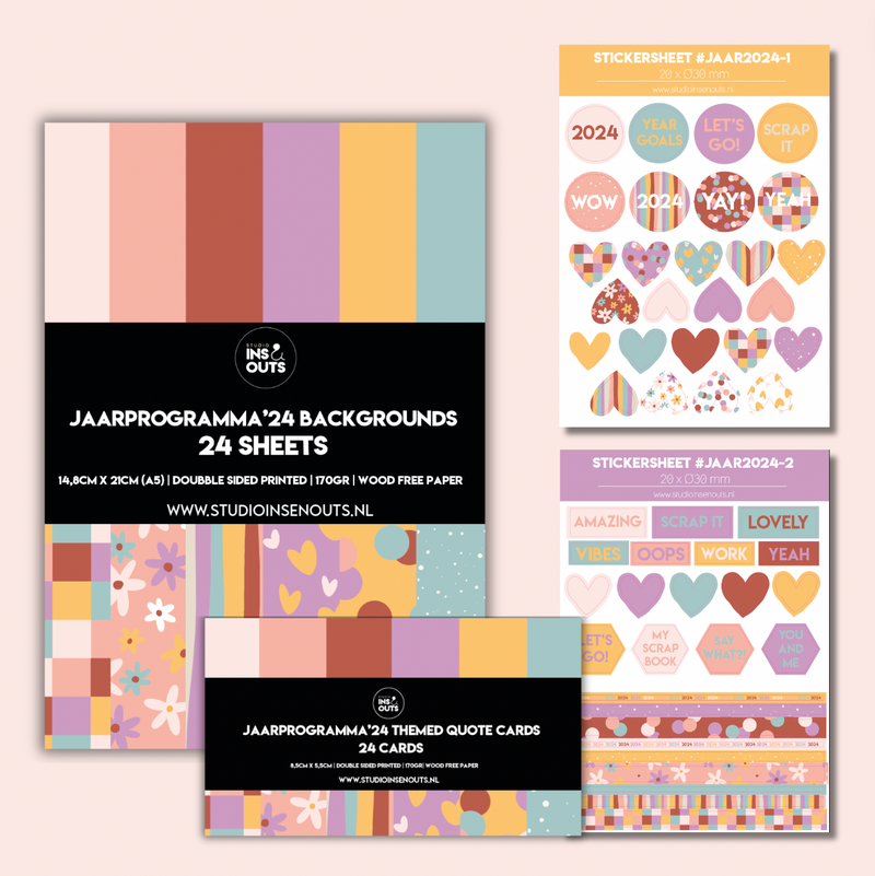 Set met Scrapbook Accessoires | Jaarprogramma 24/25