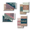 Quote cards | Botanical | set of 24 double-sided cards