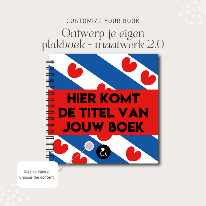 Custom 2.0 boek - eerst mailen voor de mogelijkheden!