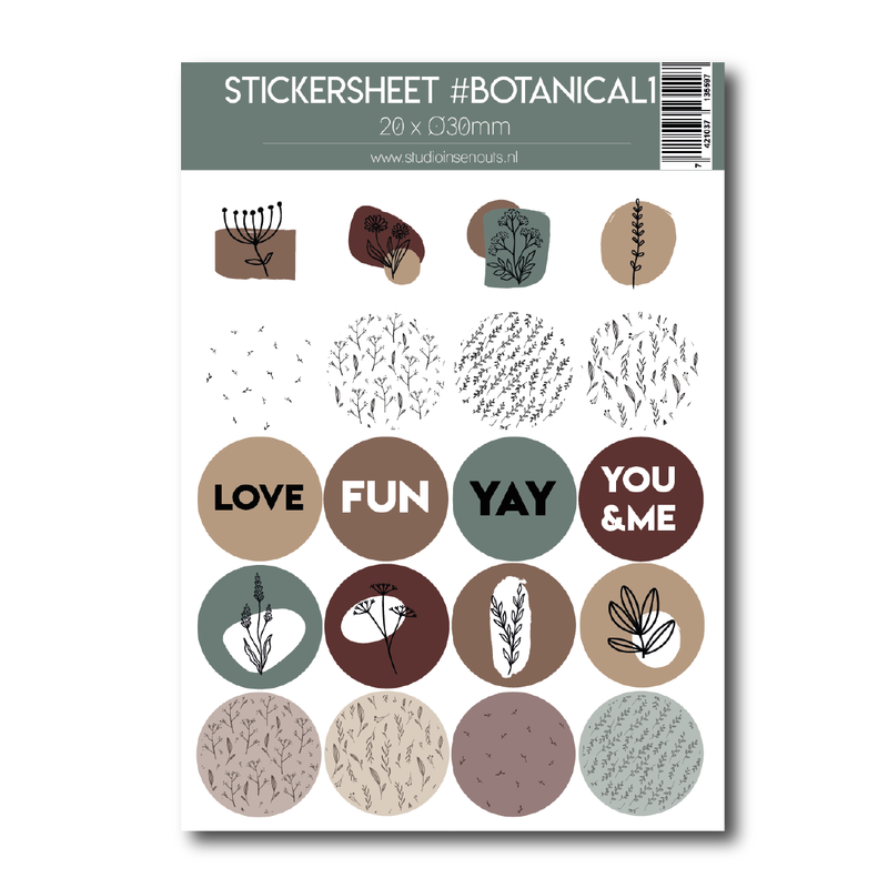 Sticker sheet Botanical | 2021