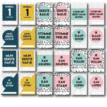 Baby Milestone Cards | Colorful