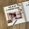 Invulboek voor tweeling baby's ons eerste jaar | sand