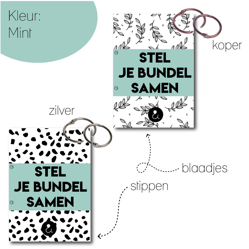 Stel je eigen A4 bewaarbundel samen | Pastel stijl