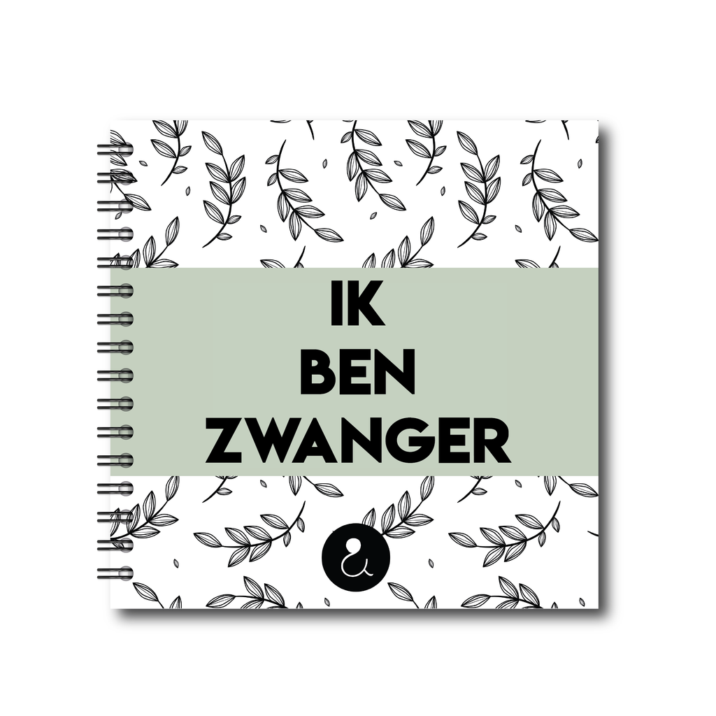 Invulboek zwangerschap | groen